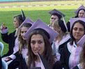 Etudiantes turques lors de la remise des diplômes