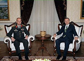 Ilker Başbuğ et Recep Tayyip Erdogan